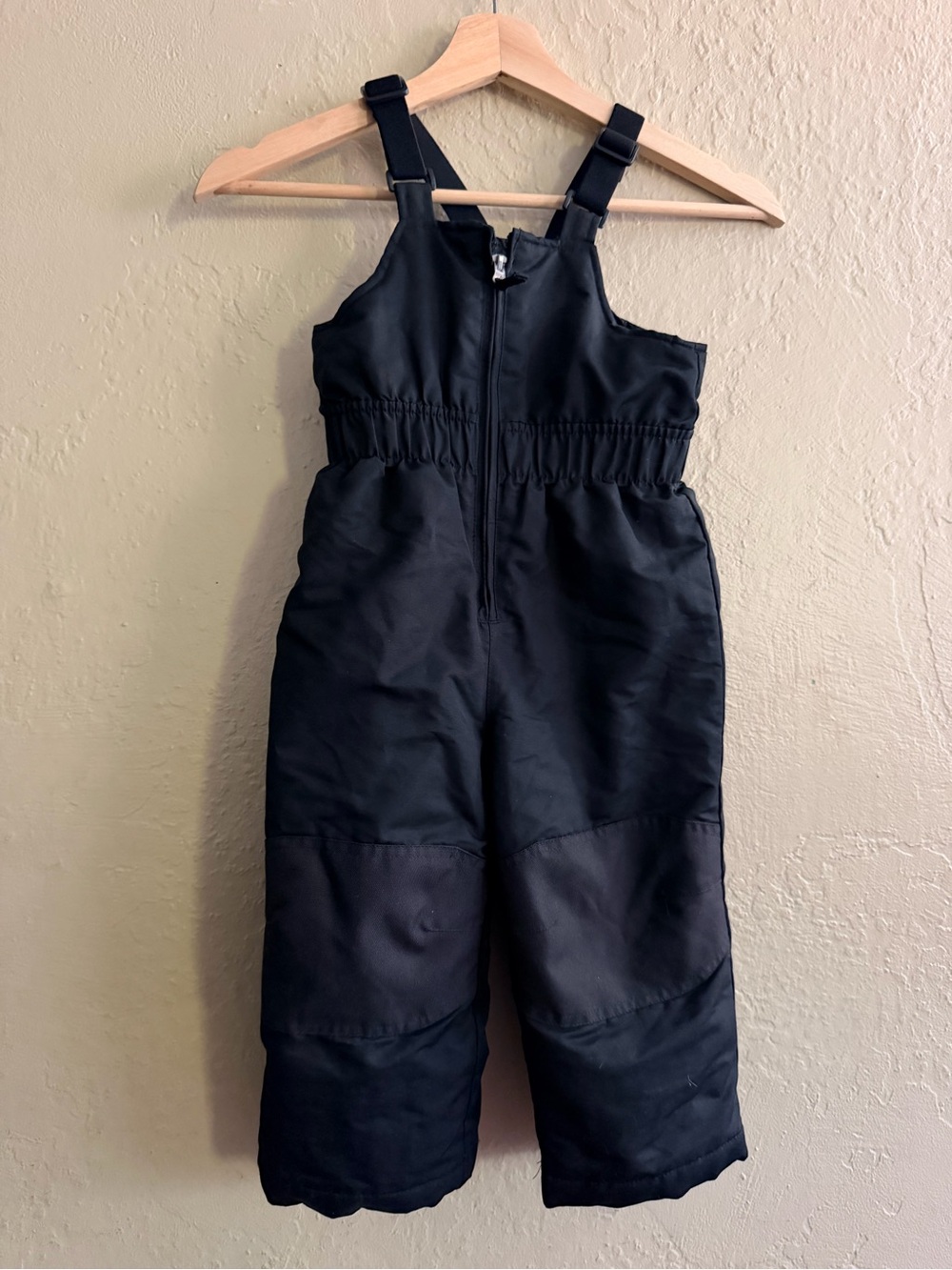 healthtex Black Kids Snow Overalls with Adjustable Straps